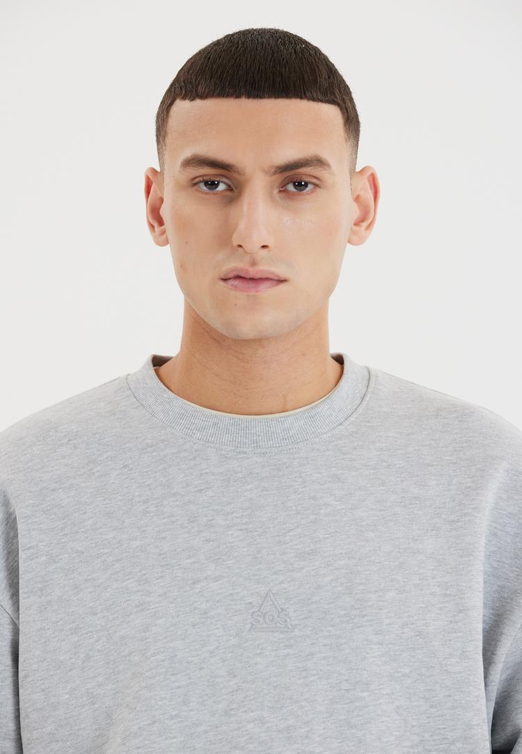 SOS SOS Bovec Sweatshirt Herren - 1005 Light Grey Melange - 0 | SportScheck