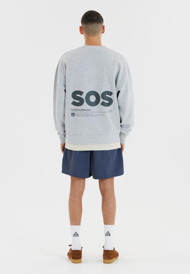 SOS SOS Bovec Sweatshirt Herren - 1005 Light Grey Melange - 2 | SportScheck