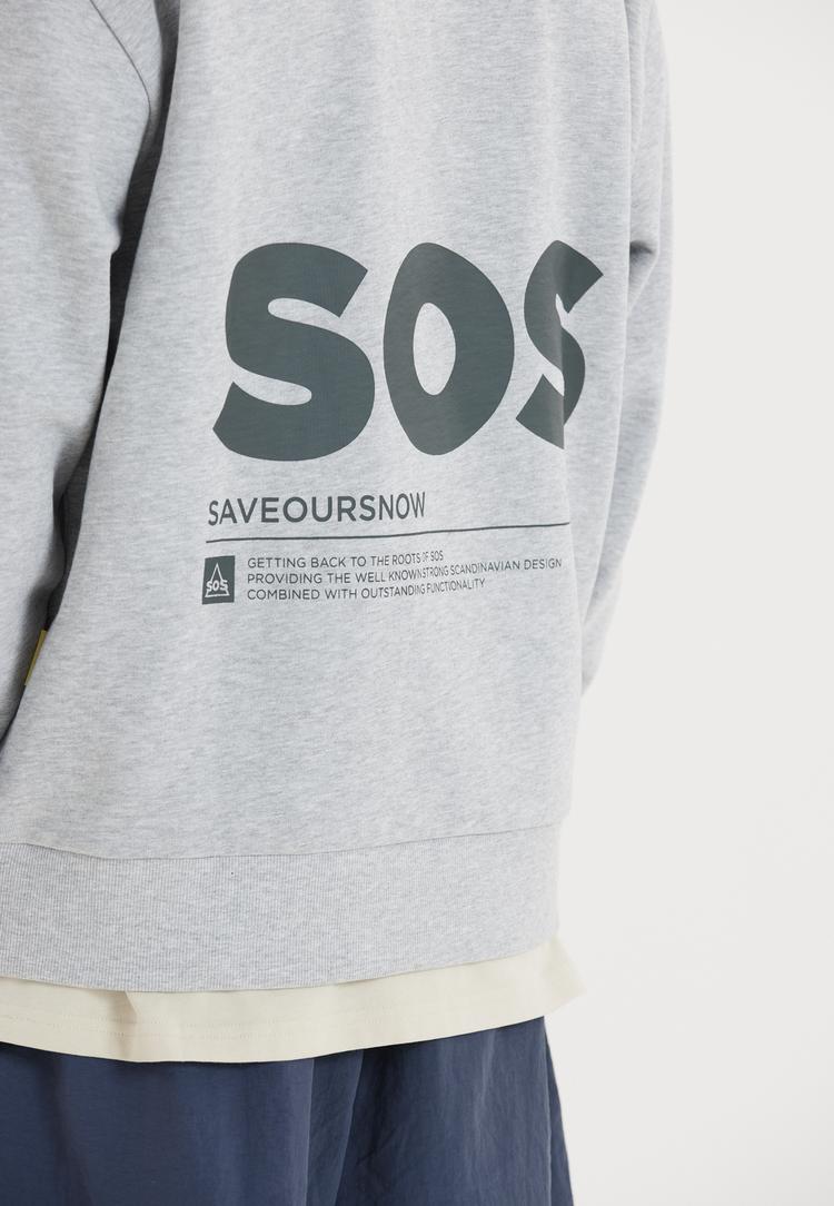 SOS SOS Bovec Sweatshirt Herren - 1005 Light Grey Melange - 2 | SportScheck