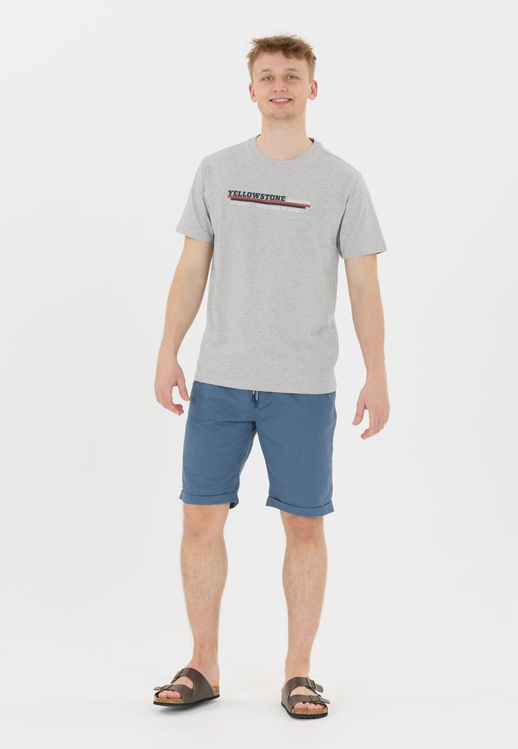 Cruz Cruz Doney Kurzarmbluse Herren - 1005 Light Grey Melange - 1 | SportScheck