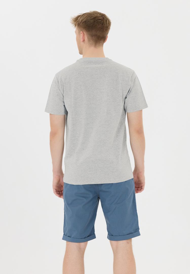 Cruz Cruz Doney Kurzarmbluse Herren - 1005 Light Grey Melange - 4 | SportScheck