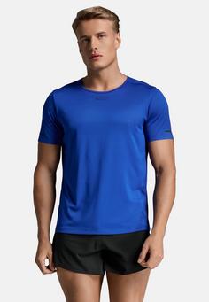 Rückansicht von 2XU Light Speed Tech Tee Funktionsshirt Herren surf-black reflective