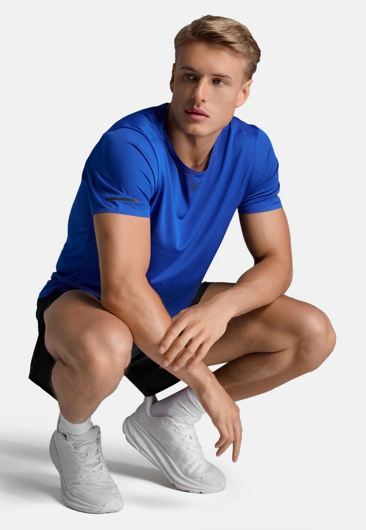 2XU 2XU Light Speed Tech Tee Funktionsshirt Herren - surf-black reflective - 1 | SportScheck