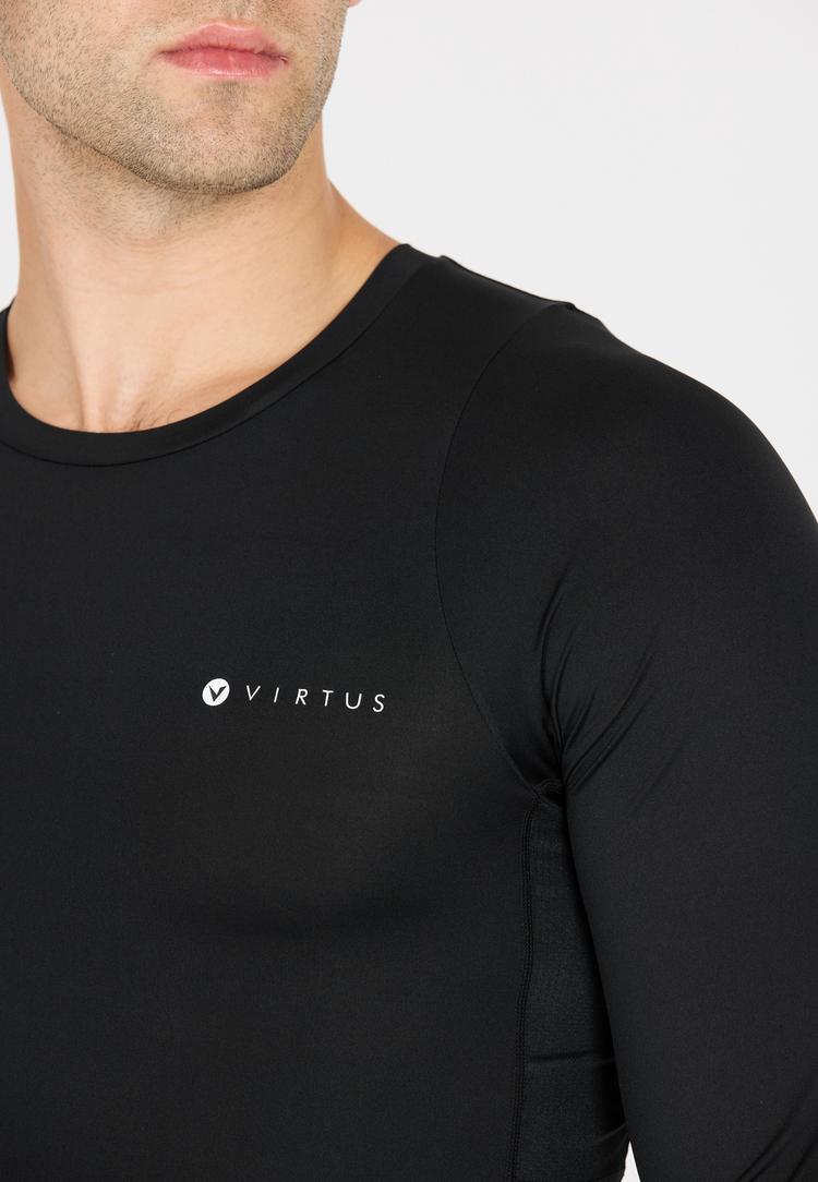 Virtus Virtus Jasp Langarmhemd Herren - 1001 Black - 2 | SportScheck