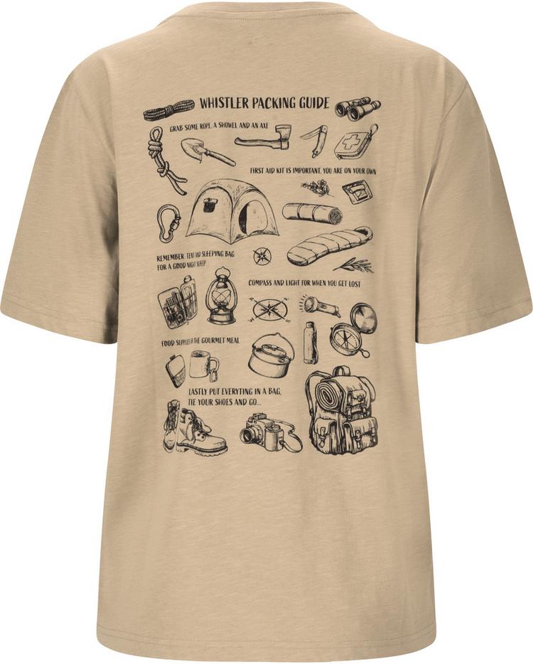 Whistler Whistler Caloot Kurzarmbluse Damen - 1265 Island Fossil - 0 | SportScheck