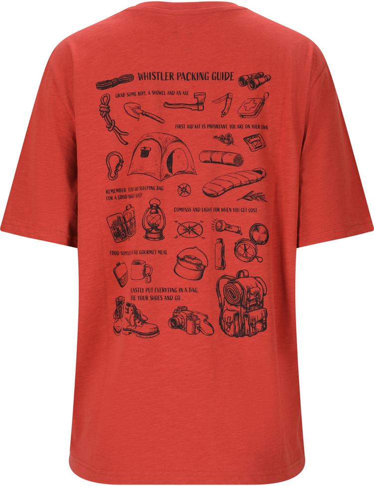 Whistler Whistler Caloot Kurzarmbluse Damen - 4344 Cinnabar - 0 | SportScheck