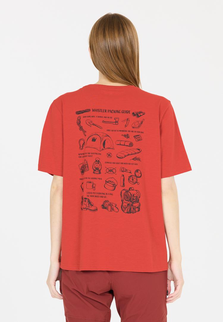 Whistler Whistler Caloot Kurzarmbluse Damen - 4344 Cinnabar - 3 | SportScheck