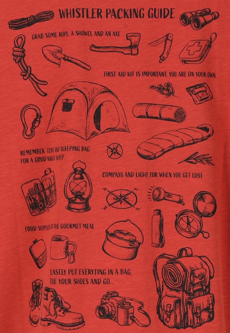 Whistler Whistler Caloot Kurzarmbluse Damen - 4344 Cinnabar - 0 | SportScheck