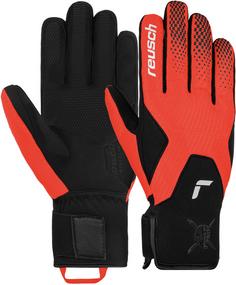 Reusch Worldcup Warrior Speedline Skihandschuhe 7809 black / fluo red