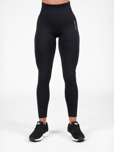 Rückansicht von Gorilla Wear Leggings Damen Black