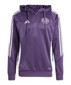 adidas Manchester United Training Hoody Funktionssweatshirt Herren lilaweiss