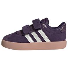 adidas Kinderschuh VL Court 3.0 Kids Sneaker Kinder Aurora Plum / Zero Metalic / Pink Gum