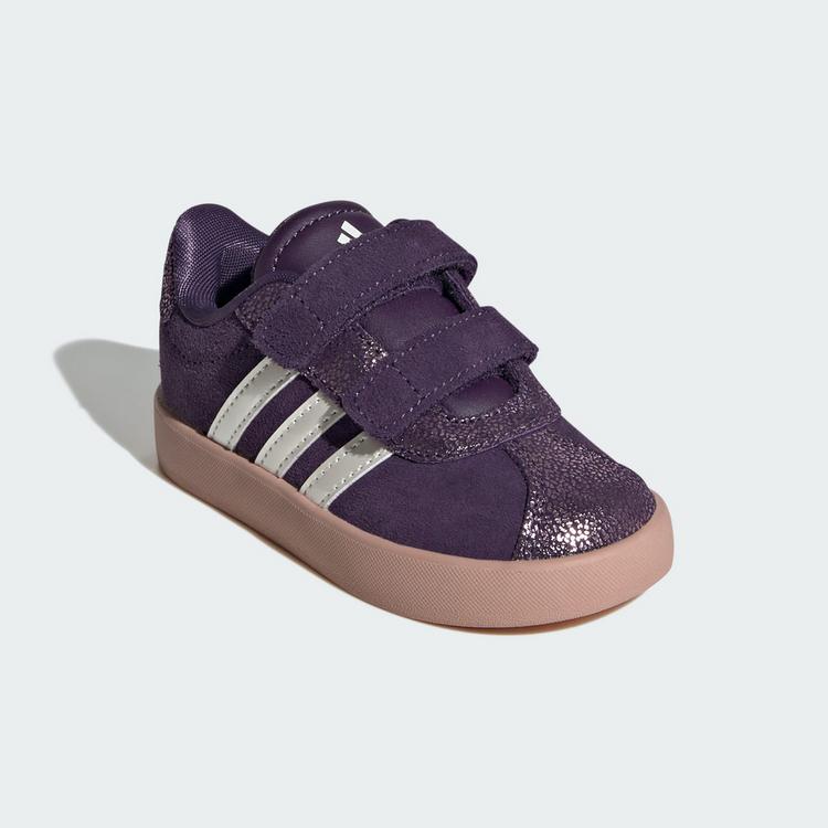 adidas adidas Kinderschuh VL Court 3.0 Kids Sneaker Kinder - Aurora Plum / Zero Metalic / Pink Gum - 3 | SportScheck