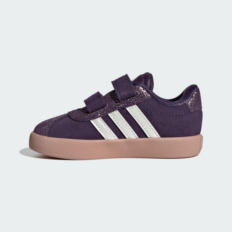 adidas adidas Kinderschuh VL Court 3.0 Kids Sneaker Kinder - Aurora Plum / Zero Metalic / Pink Gum - 5 | SportScheck