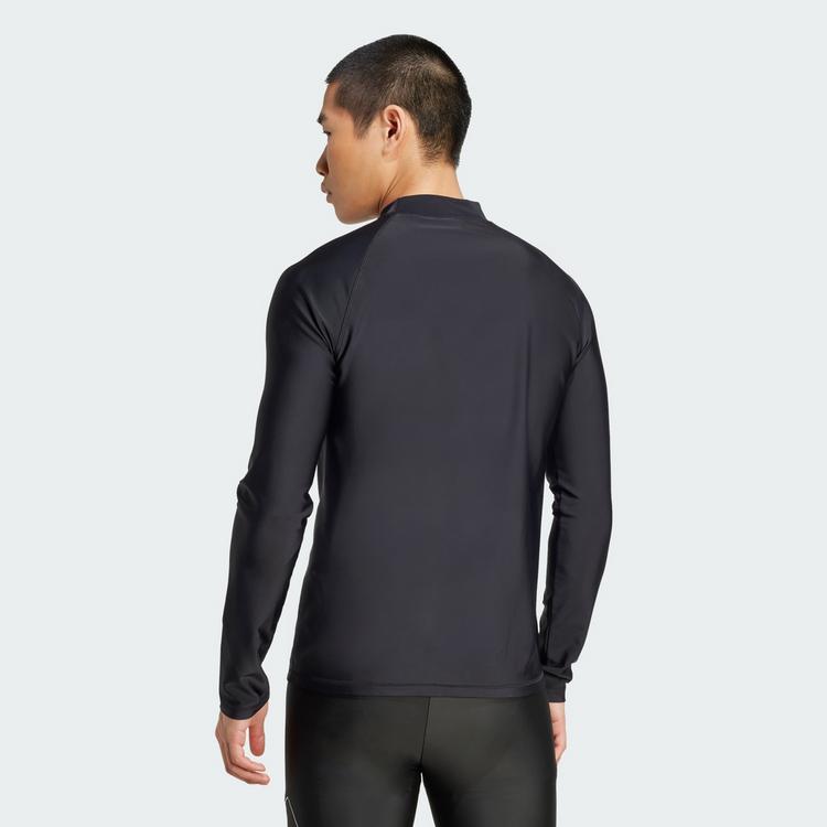 adidas adidas Lang&auml;rmeliger Rashguard UV-Shirt Herren - Black / White - 1 | SportScheck