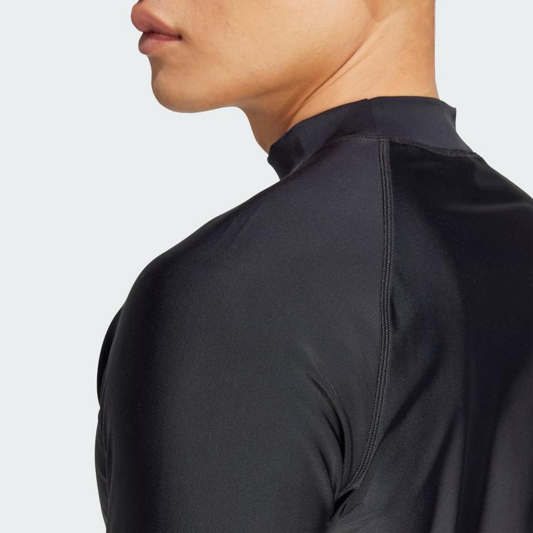 adidas adidas Lang&auml;rmeliger Rashguard UV-Shirt Herren - Black / White - 1 | SportScheck
