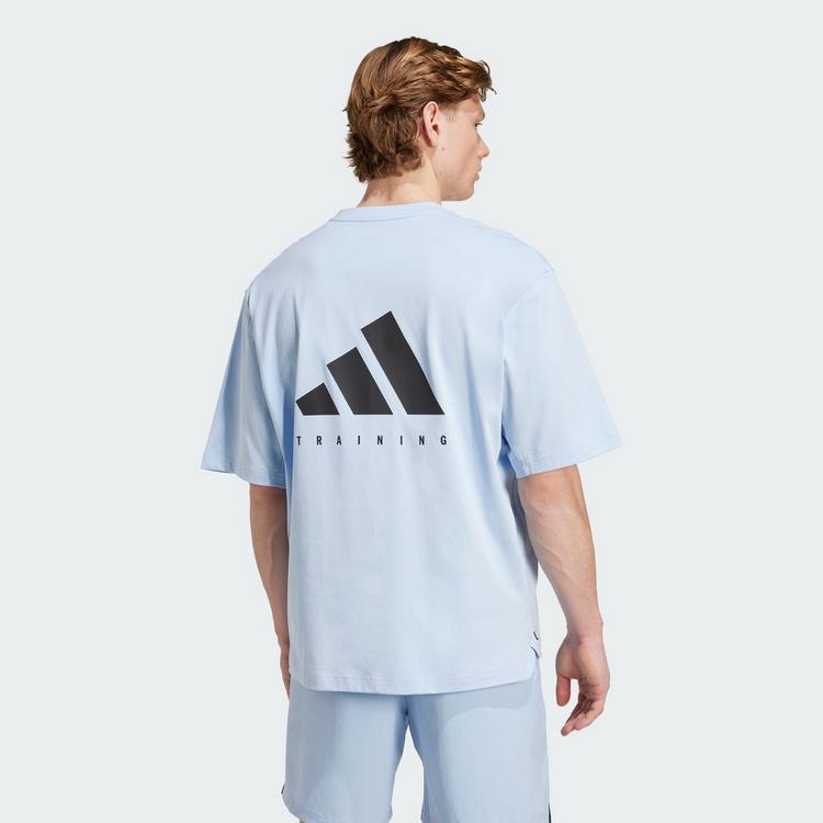 adidas adidas PrimeLift Workout T-Shirt, Oversize T-Shirt Herren - Glow Blue - 1 | SportScheck