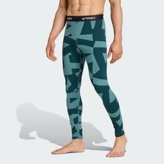 Rückansicht von adidas Multi Synthetic Base Layer Leggings Leggings Herren Preloved Teal