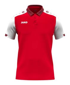 JAKO Dynamic Polo Poloshirt Herren rotweiss