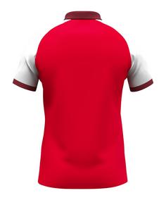 Rückansicht von JAKO Dynamic Polo Poloshirt Herren rotweiss