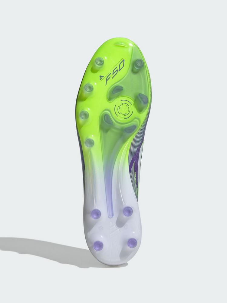 adidas adidas F50 Elite Laceless AG Fu&szlig;ballschuh Fu&szlig;ballschuhe - Purple Rush / Cloud White / Lucid Lemon - 1 | SportScheck