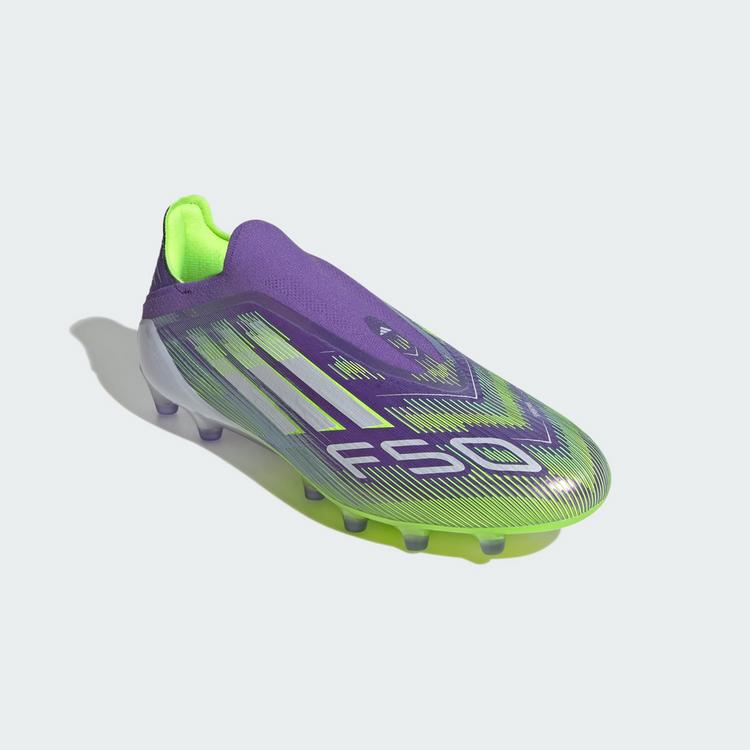 adidas adidas F50 Elite Laceless AG Fu&szlig;ballschuh Fu&szlig;ballschuhe - Purple Rush / Cloud White / Lucid Lemon - 2 | SportScheck