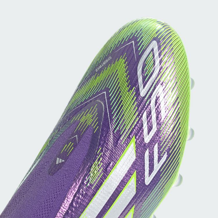 adidas adidas F50 Elite Laceless AG Fu&szlig;ballschuh Fu&szlig;ballschuhe - Purple Rush / Cloud White / Lucid Lemon - 5 | SportScheck
