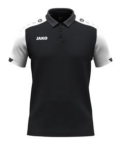 JAKO Dynamic Polo Poloshirt Herren schwarzweissgrau
