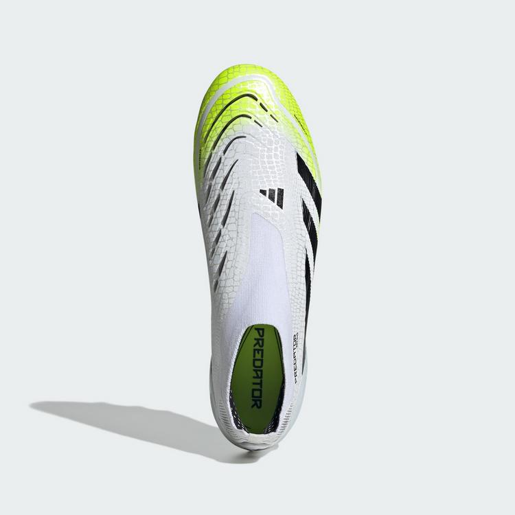 adidas adidas Predator Elite Laceless AG Fu&szlig;ballschuh Fu&szlig;ballschuhe - Cloud White / Core Black / Lucid Lemon - 0 | SportScheck
