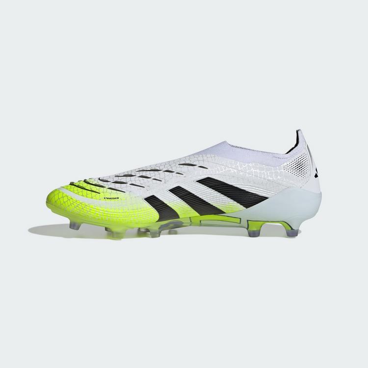 adidas adidas Predator Elite Laceless AG Fu&szlig;ballschuh Fu&szlig;ballschuhe - Cloud White / Core Black / Lucid Lemon - 4 | SportScheck