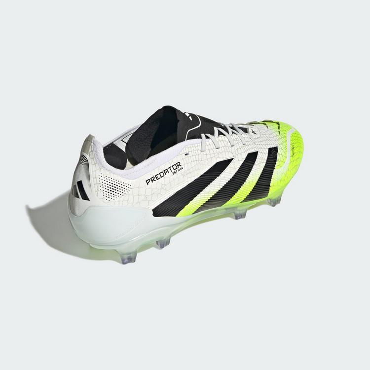 adidas adidas Predator Elite FG Fu&szlig;ballschuh Fu&szlig;ballschuhe - Cloud White / Core Black / Lucid Lemon - 3 | SportScheck