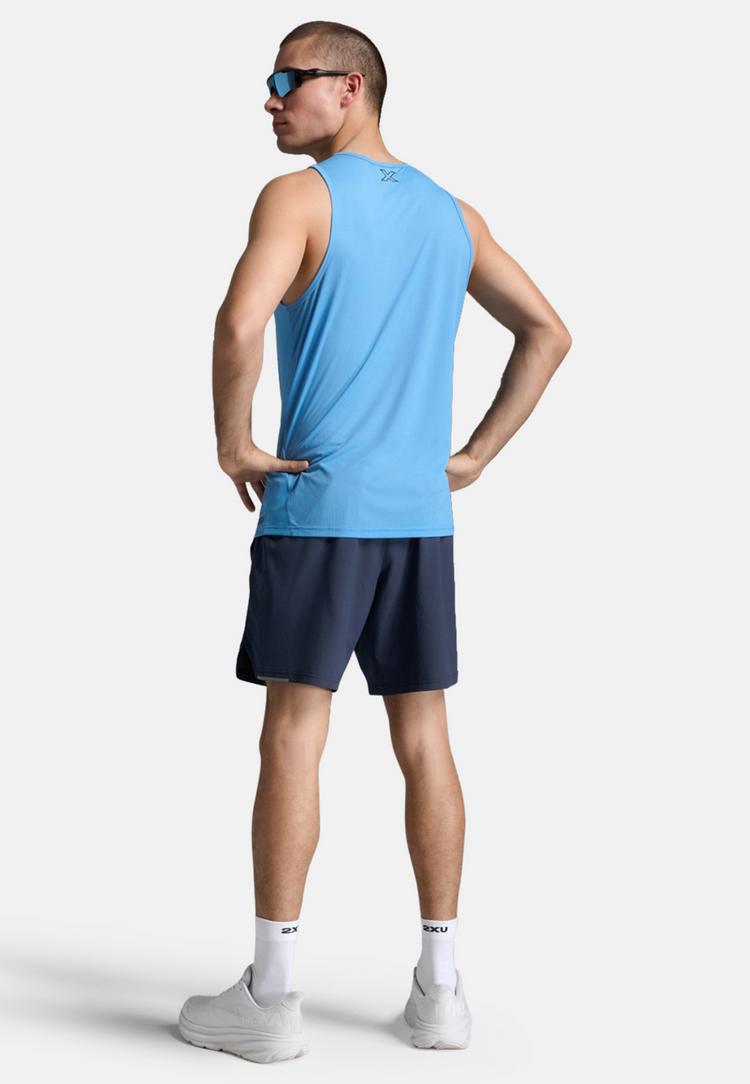 2XU 2XU Aero Tank Funktionsshirt Herren - azure-black reflective - 3 | SportScheck