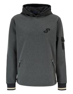 JOY sportswear Gentleman's Style Softshellhoodie Sweatshirt Herren leeds grey melange