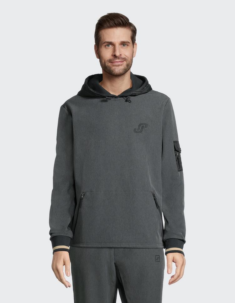 JOY sportswear JOY sportswear Gentleman's Style Softshellhoodie Sweatshirt Herren - leeds grey melange - 0 | SportScheck