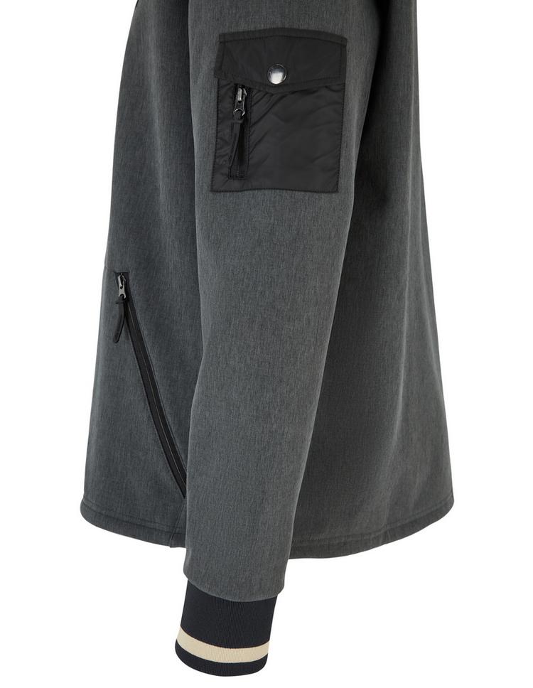 JOY sportswear JOY sportswear Gentleman's Style Softshellhoodie Sweatshirt Herren - leeds grey melange - 2 | SportScheck