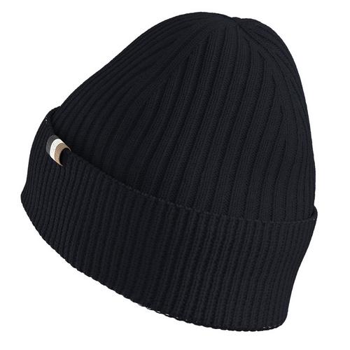 Rückansicht von Boss Mütze Beanie Herren Blau