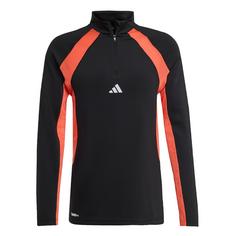 adidas Tech Apparel 1/4 Zip Top Funktionssweatshirt Herren Black / Easy Coral