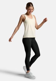 Rückansicht von 2XU Aero Singlet Funktionsshirt Damen pixel lemon-white reflective