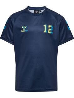 hummel Funktionsshirt Kinder DRESS BLUES/LIMEADE