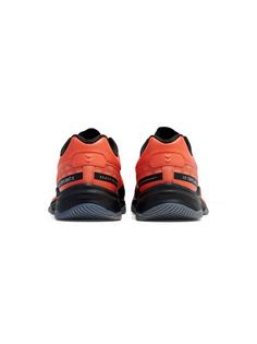 Rückansicht von hummel Hallenschuhe BLACK/ORANGE
