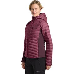 Rückansicht von Jack Wolfskin ROUTEBURN PRO INS JKT W Funktionsjacke Damen raisin