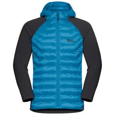 Jack Wolfskin ROUTEBURN PRO HYBRID M Fleecejacke Herren aurora blue