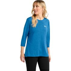 Rückansicht von Jack Wolfskin CROSSTRAIL 3/4 T W Funktionsshirt Damen sky blue