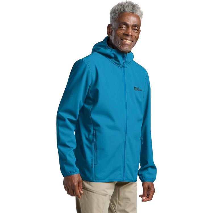 Jack Wolfskin Jack Wolfskin BORNBERG HOODY M Softshelljacke Herren - aurora blue - 0 | SportScheck