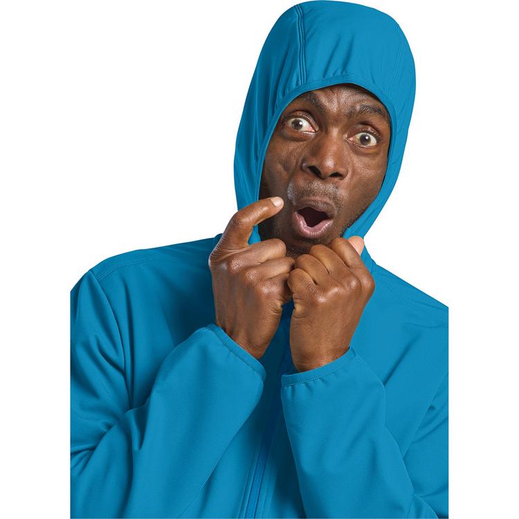 Jack Wolfskin Jack Wolfskin BORNBERG HOODY M Softshelljacke Herren - aurora blue - 0 | SportScheck