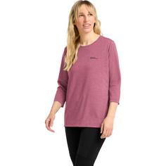 Rückansicht von Jack Wolfskin CROSSTRAIL 3/4 T W Funktionsshirt Damen raisin