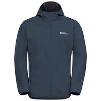 Jack Wolfskin BORNBERG HOODY M Softshelljacke Herren - midnight sky