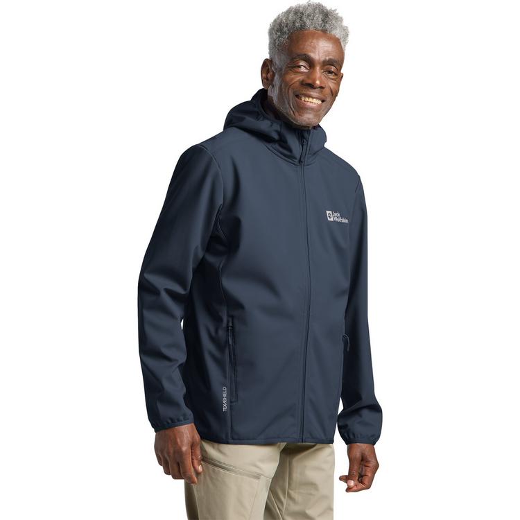 Jack Wolfskin Jack Wolfskin BORNBERG HOODY M Softshelljacke Herren - midnight sky - 0 | SportScheck