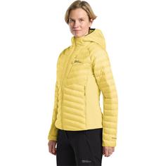 Rückansicht von Jack Wolfskin ROUTEBURN PRO INS JKT W Funktionsjacke Damen lemon ice