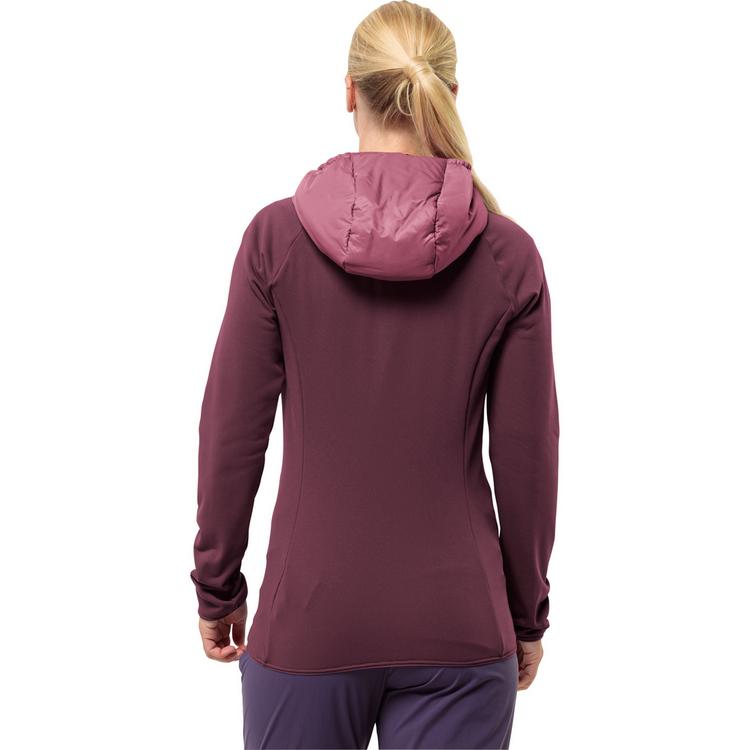 Jack Wolfskin Jack Wolfskin ROUTEBURN PRO HYBRID W Fleecejacke Damen - raisin - 1 | SportScheck